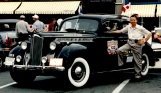 With the Packard in Ottawa